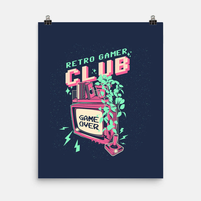 Retro Gamer Club-None-Matte-Poster-ilustrata