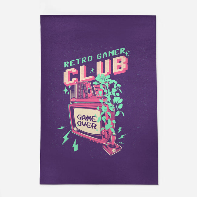 Retro Gamer Club-None-Outdoor-Rug-ilustrata