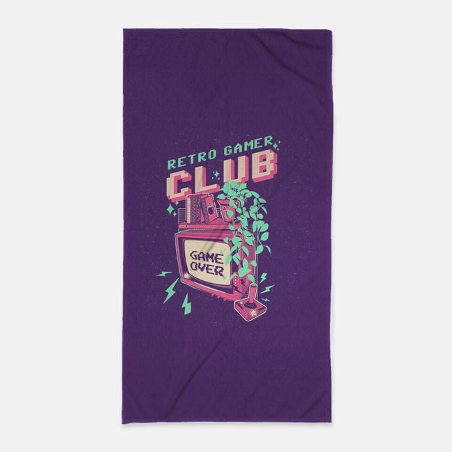 Retro Gamer Club-None-Beach-Towel-ilustrata