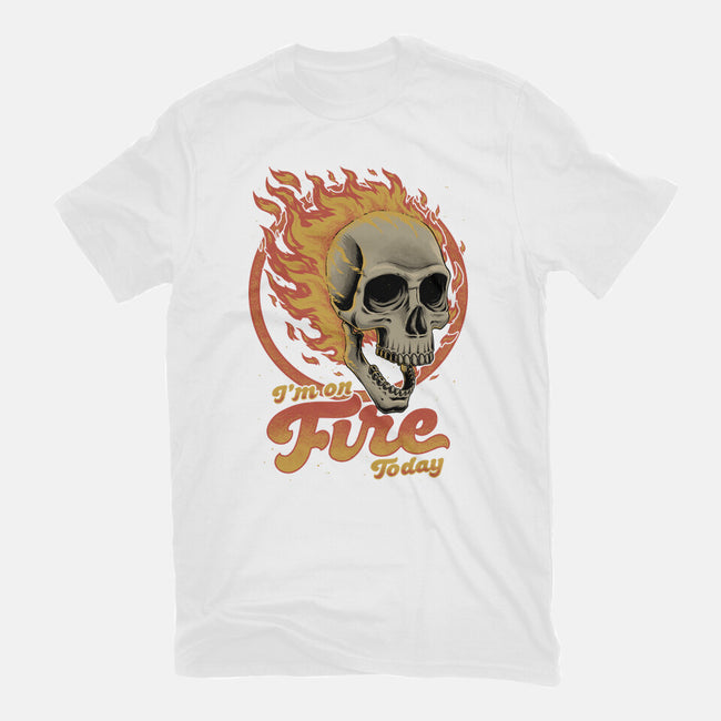 On Fire Today-Mens-Basic-Tee-Studio Mootant