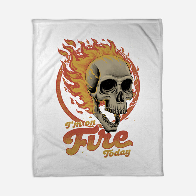 On Fire Today-None-Fleece-Blanket-Studio Mootant