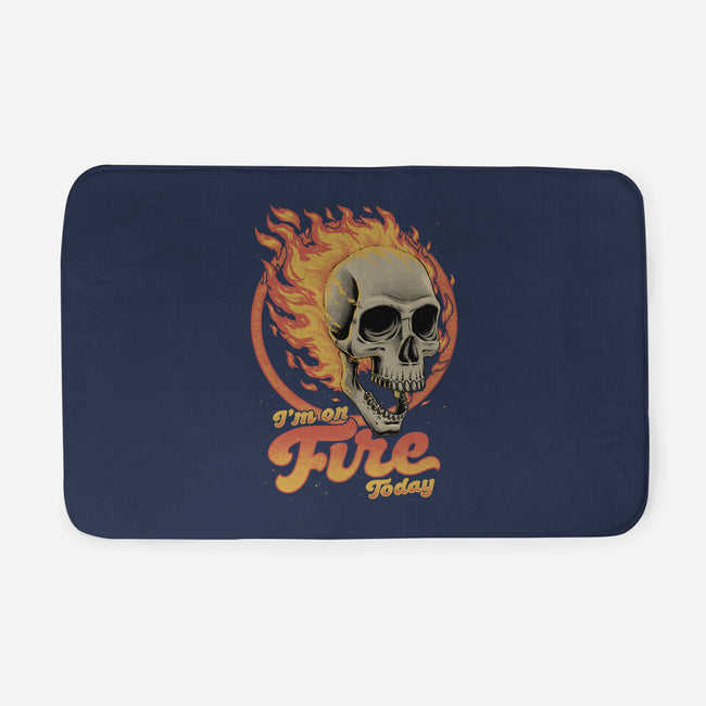 On Fire Today-None-Memory Foam-Bath Mat-Studio Mootant