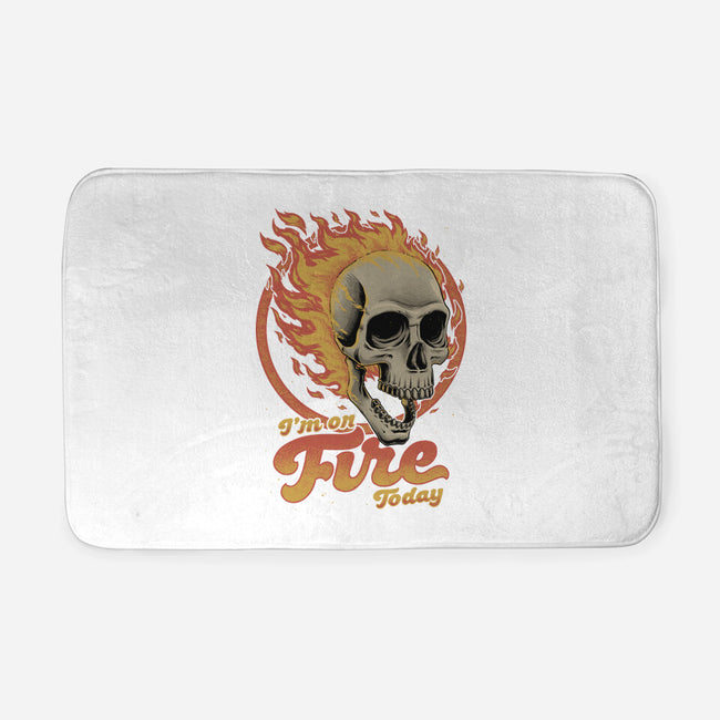 On Fire Today-None-Memory Foam-Bath Mat-Studio Mootant