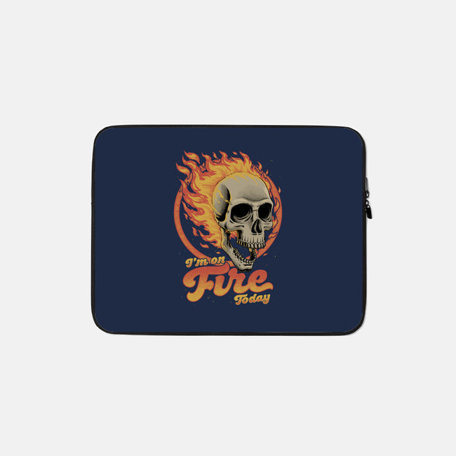 On Fire Today-None-Zippered-Laptop Sleeve-Studio Mootant