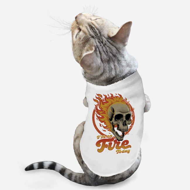 On Fire Today-Cat-Basic-Pet Tank-Studio Mootant