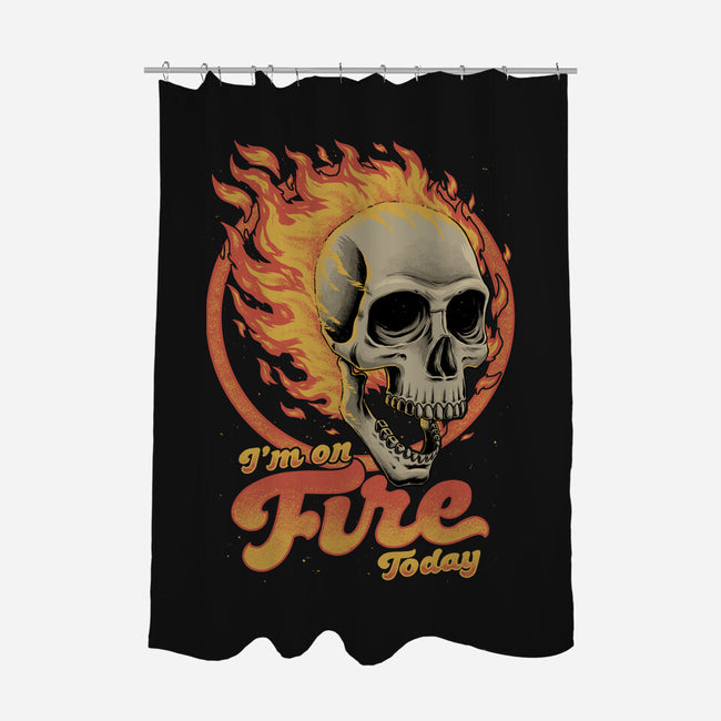 On Fire Today-None-Polyester-Shower Curtain-Studio Mootant