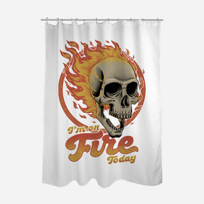 On Fire Today-None-Polyester-Shower Curtain-Studio Mootant