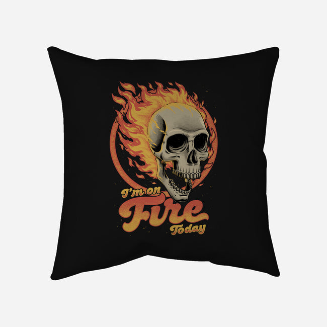 On Fire Today-None-Removable Cover w Insert-Throw Pillow-Studio Mootant