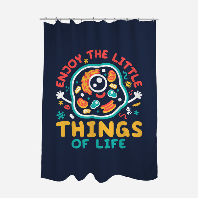 Enjoy The Little Things-None-Polyester-Shower Curtain-NemiMakeit