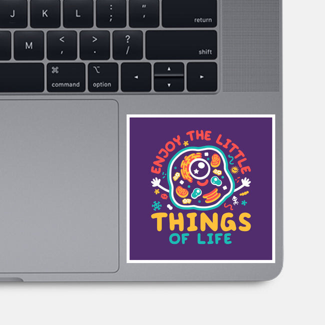 Enjoy The Little Things-None-Glossy-Sticker-NemiMakeit