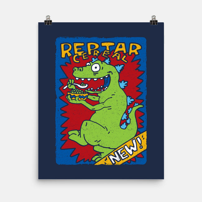 Reptar Cereal-None-Matte-Poster-dalethesk8er