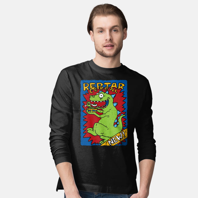 Reptar Cereal-Mens-Long Sleeved-Tee-dalethesk8er