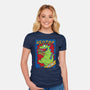 Reptar Cereal-Womens-Fitted-Tee-dalethesk8er