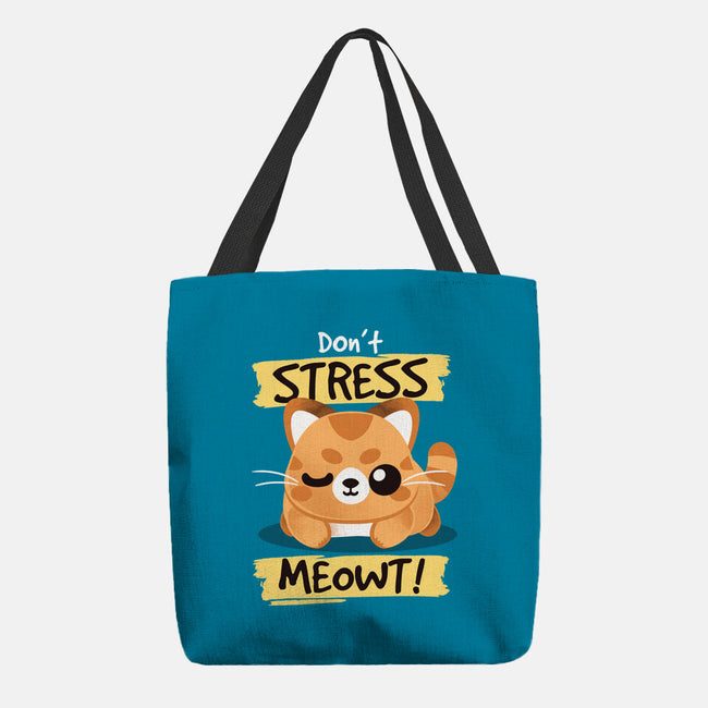 Don't Stress Meowt-None-Basic Tote-Bag-NemiMakeit