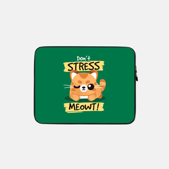 Don't Stress Meowt-None-Zippered-Laptop Sleeve-NemiMakeit