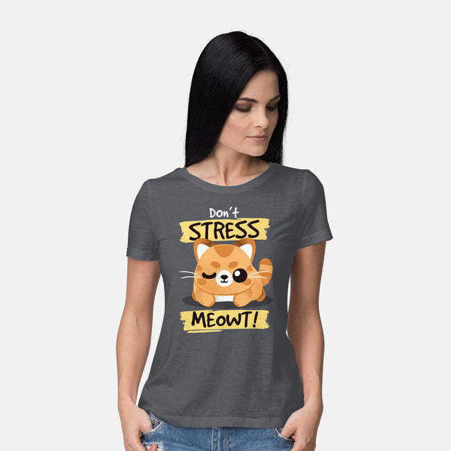 Don't Stress Meowt-Womens-Basic-Tee-NemiMakeit