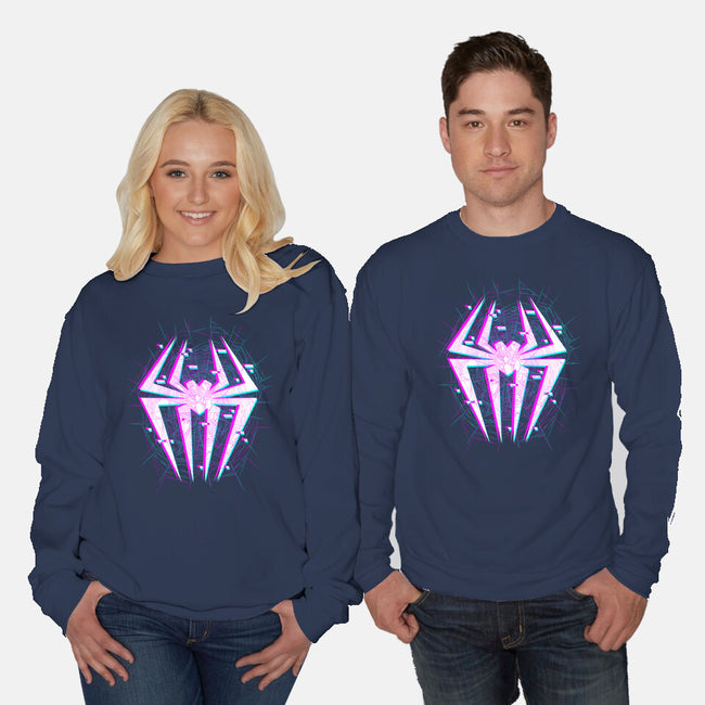 Arachnid Girl-Unisex-Crew Neck-Sweatshirt-spoilerinc