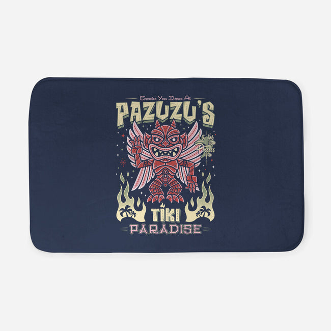 Pazuzu Tiki Paradise-None-Memory Foam-Bath Mat-Nemons