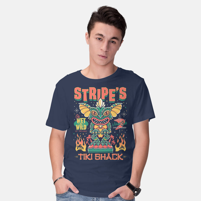 Stripe's Tiki Shack-Mens-Basic-Tee-Nemons