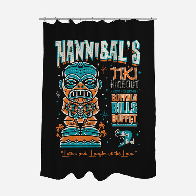 Hannibal's Tiki Hideout-None-Polyester-Shower Curtain-Nemons