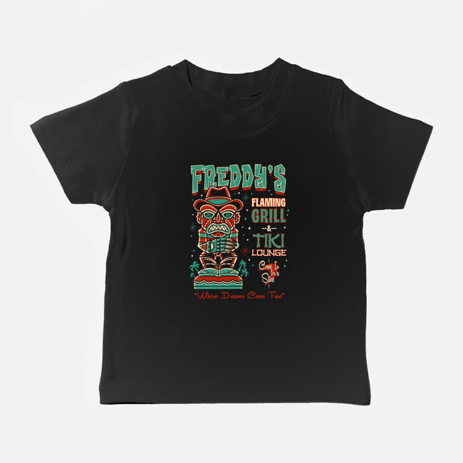 Freddy's Flaming Grill-Baby-Basic-Tee-Nemons