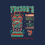 Freddy's Flaming Grill-Unisex-Zip-Up-Sweatshirt-Nemons
