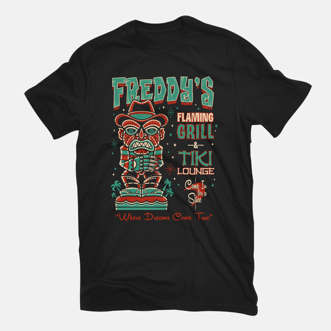 Freddy's Flaming Grill-Unisex-Basic-Tee-Nemons