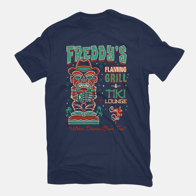 Freddy's Flaming Grill-Mens-Heavyweight-Tee-Nemons