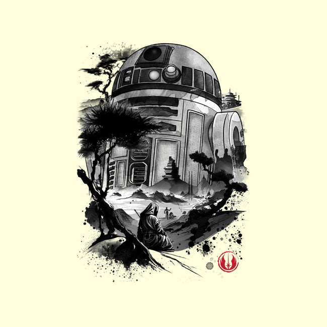 Astromech Droid-None-Removable Cover w Insert-Throw Pillow-DrMonekers