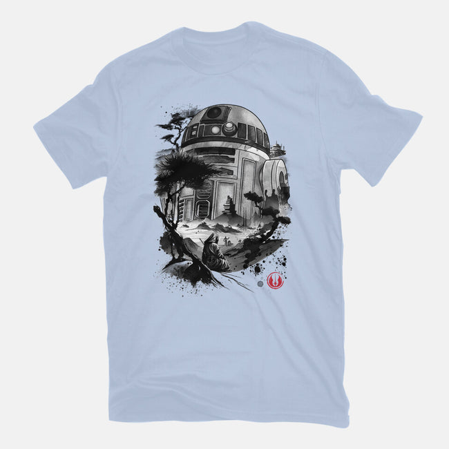 Astromech Droid-Womens-Basic-Tee-DrMonekers