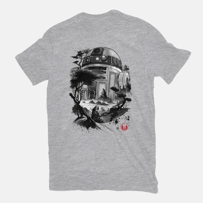 Astromech Droid-Womens-Basic-Tee-DrMonekers