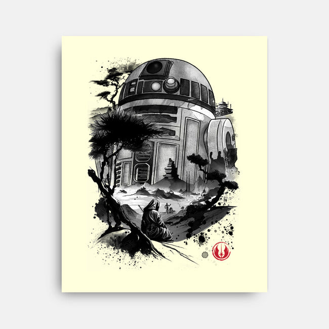 Astromech Droid-None-Stretched-Canvas-DrMonekers