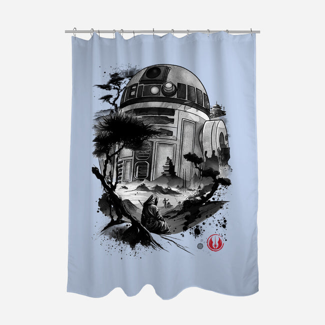 Astromech Droid-None-Polyester-Shower Curtain-DrMonekers