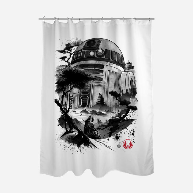 Astromech Droid-None-Polyester-Shower Curtain-DrMonekers