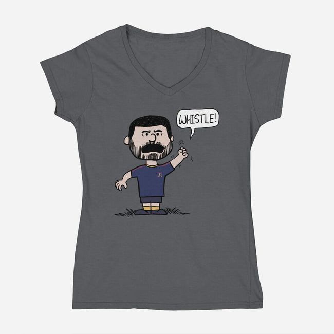 Good Grief Roy Kent-Womens-V-Neck-Tee-WatershipBound
