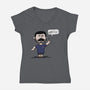 Good Grief Roy Kent-Womens-V-Neck-Tee-WatershipBound