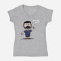 Good Grief Roy Kent-Womens-V-Neck-Tee-WatershipBound