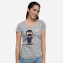 Good Grief Roy Kent-Womens-V-Neck-Tee-WatershipBound