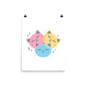 Kawaii CMYK Cat