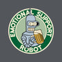 Emotional Support Robot-Unisex-Kitchen-Apron-Melonseta