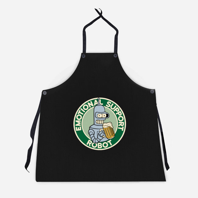 Emotional Support Robot-Unisex-Kitchen-Apron-Melonseta