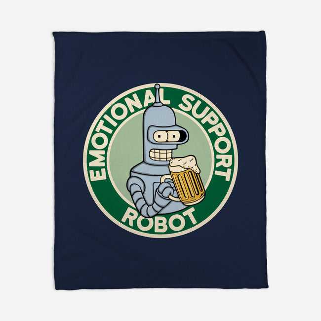 Emotional Support Robot-None-Fleece-Blanket-Melonseta