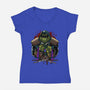 The Last Brother-Womens-V-Neck-Tee-Diego Oliver