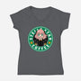 Anya Coffee-Womens-V-Neck-Tee-spoilerinc