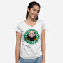Anya Coffee-Womens-V-Neck-Tee-spoilerinc
