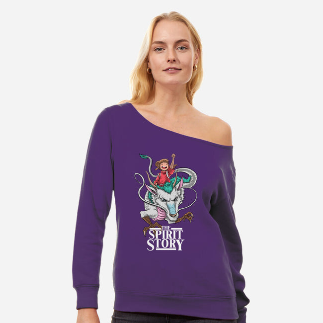 The Spirit Story-Womens-Off Shoulder-Sweatshirt-zascanauta
