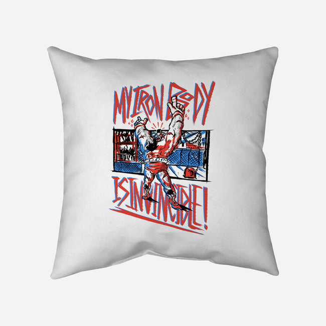 My Iron Body Is Invincible-None-Removable Cover w Insert-Throw Pillow-demonigote