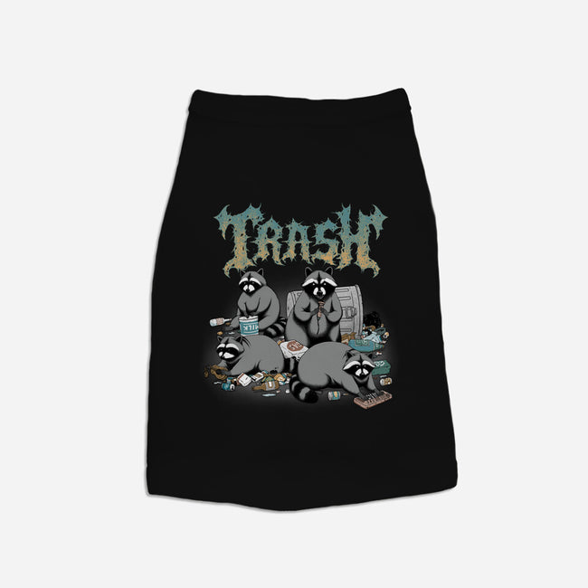 Trash Metal Band-Dog-Basic-Pet Tank-pigboom