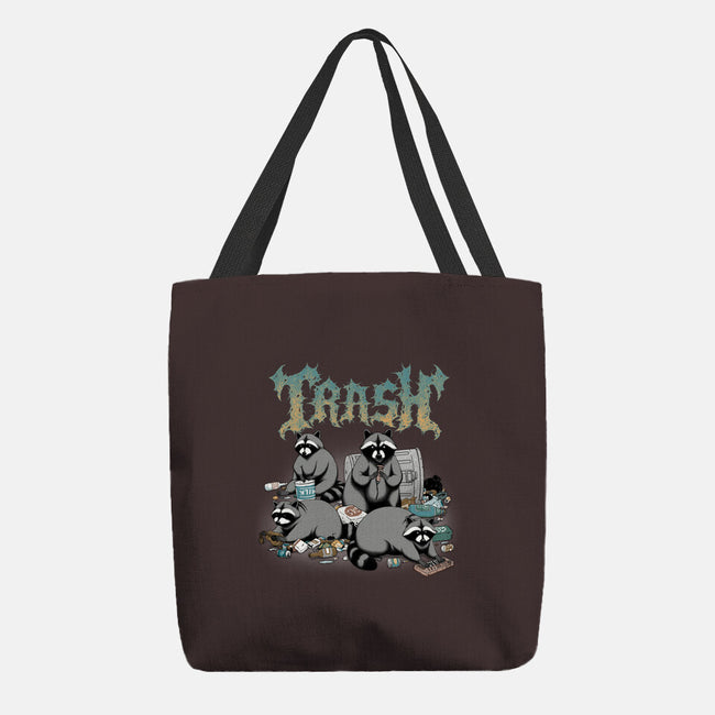 Trash Metal Band-None-Basic Tote-Bag-pigboom