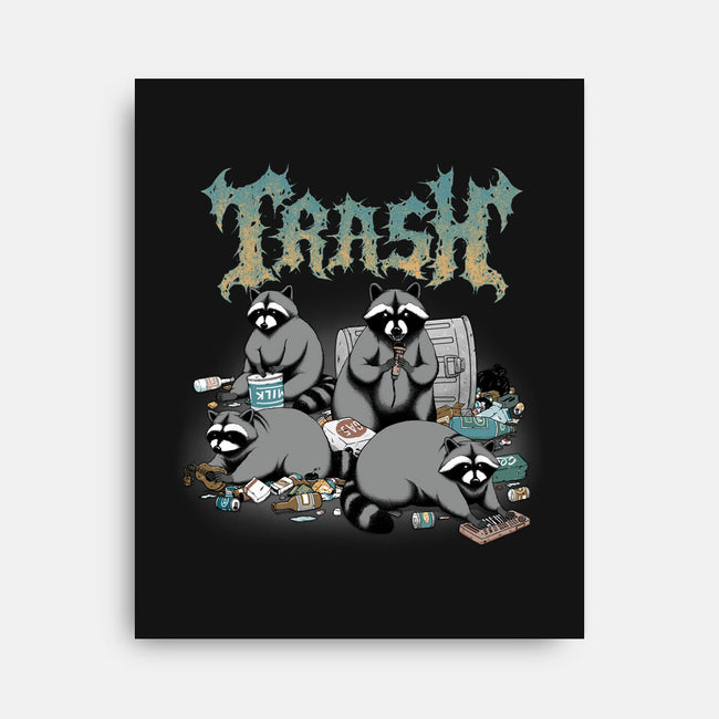 Trash Metal Band-None-Stretched-Canvas-pigboom